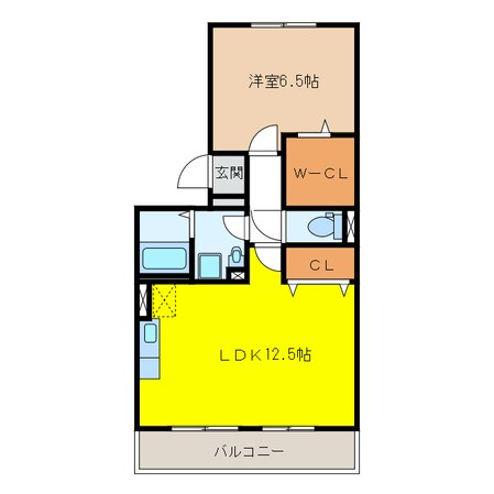 ウエストビレッジの物件間取画像